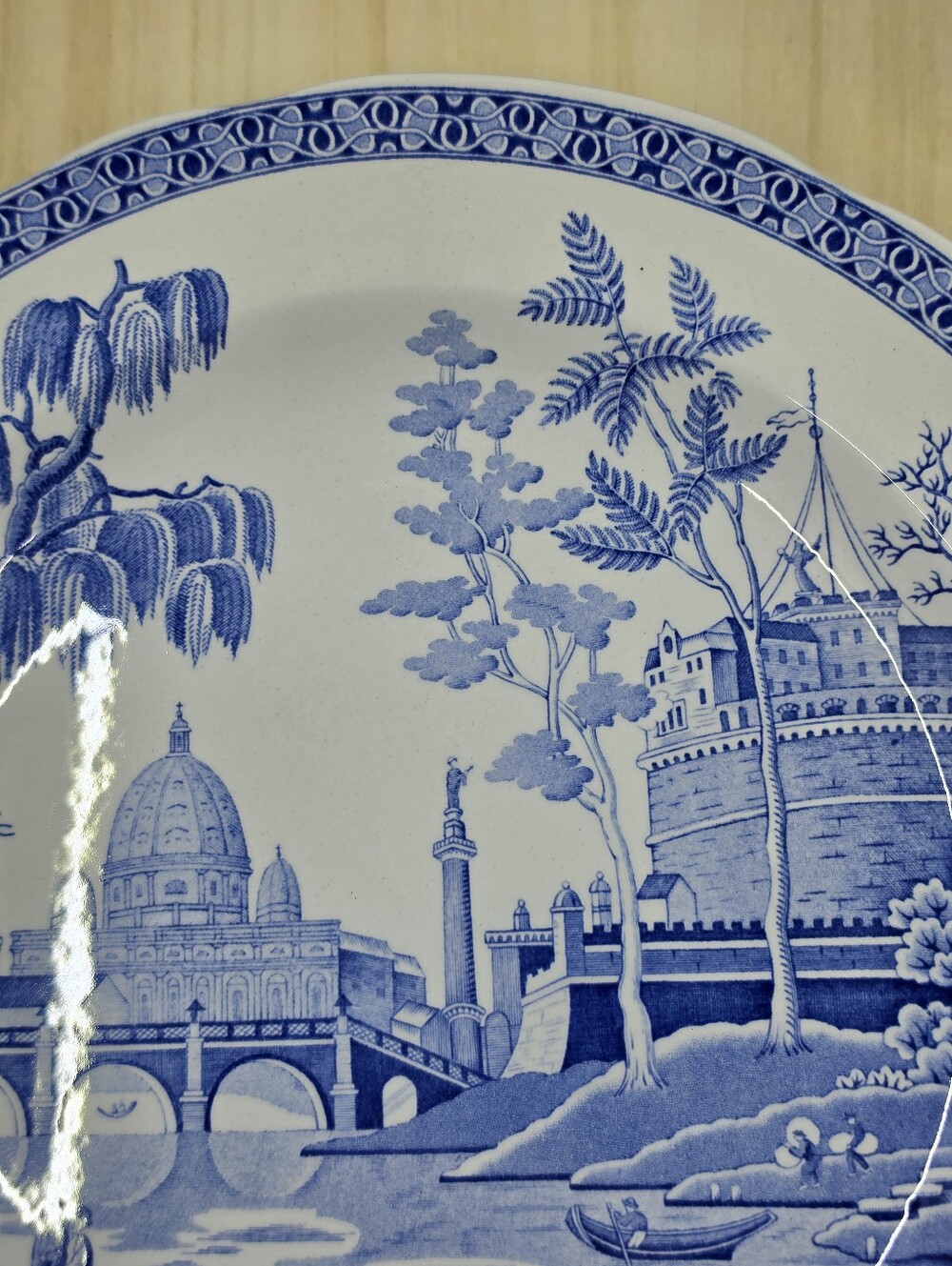 Spode Blue Room Collection Rome Dinner Plate Made In England - Picture 12 of 16